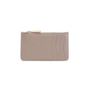 Cuyana Zero Waste Zip Cardholder in stone color